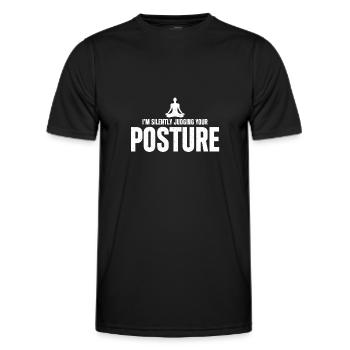 Massage Therapist - Men's Functional T-Shirt - black - Front - AI Model Male 178 dark (178cm)