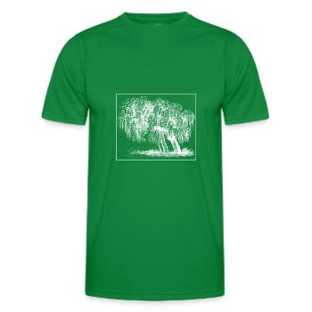 Tree - Men's Functional T-Shirt - kelly green - Front - AI Model Male 178 dark (178cm)
