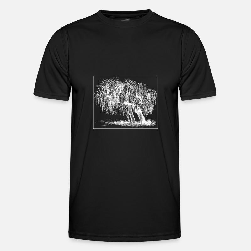 Baum - Männer Funktions-T-Shirt - Schwarz