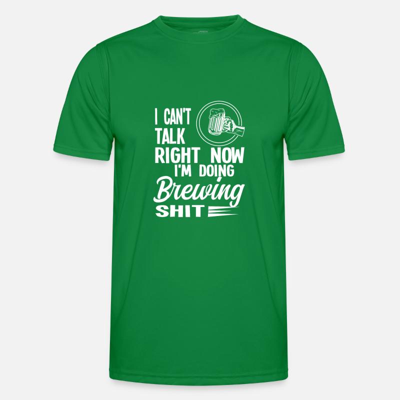 Brauerei Bier Geschenk Männer Funktions-T-Shirt