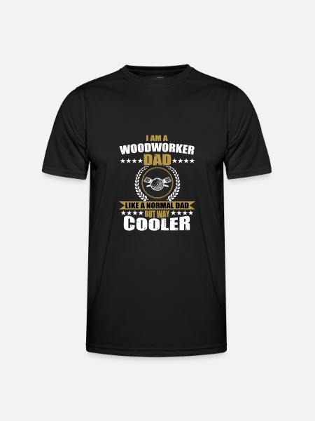 Carpenter Papa - Men's Functional T-Shirt - black