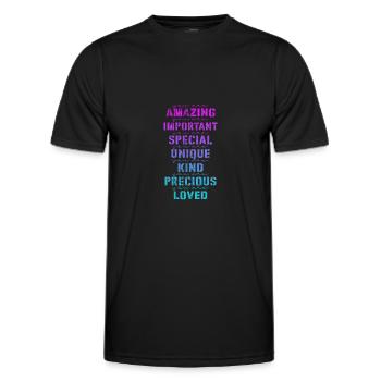 Motivation Motivieren Karriere Spruch Geschenk - Männer Funktions-T-Shirt - Schwarz - Vorne - AI Model Male 178 dark (178cm)