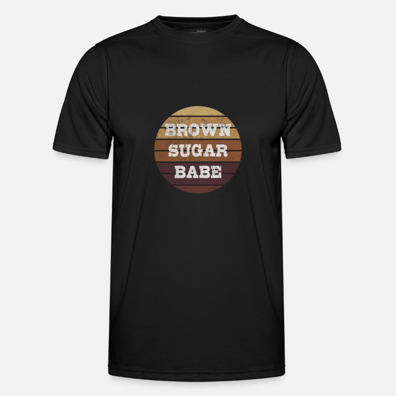 Brown Sugar Babe Men's Functional T-Shirt