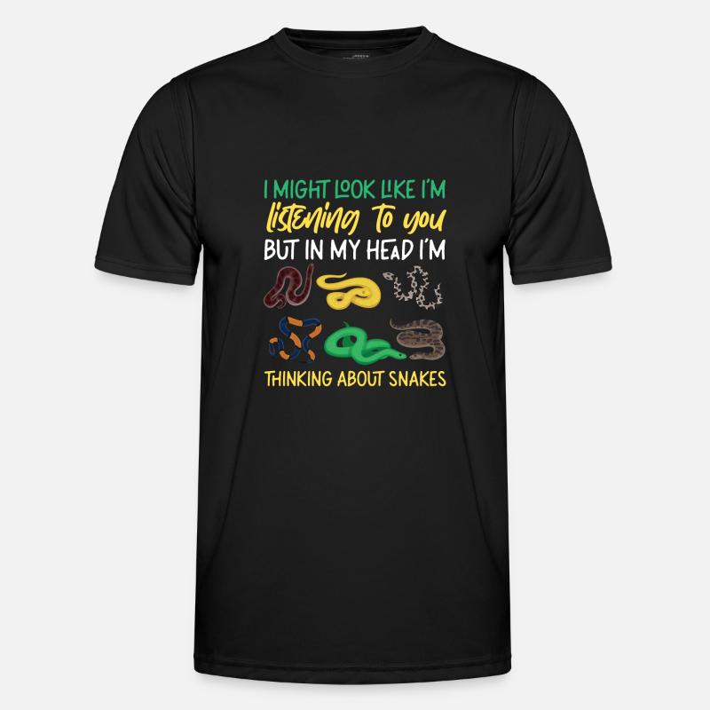 Snake Serpent I Might Look Like Männer Funktions-T-Shirt