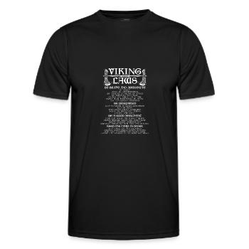 Viking Viking Vikings Odin Walhalla Cadeau - T-shirt sport Homme - noir - Devant - AI Model Male 178 dark (178cm)