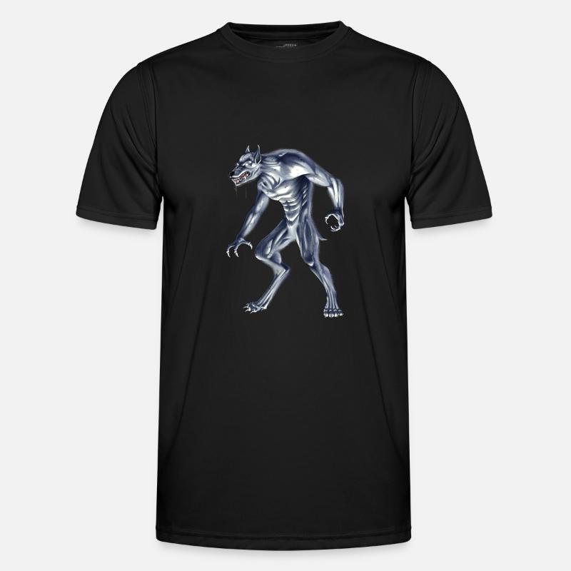 Cryptide Monster Dogman T-shirt sport Homme