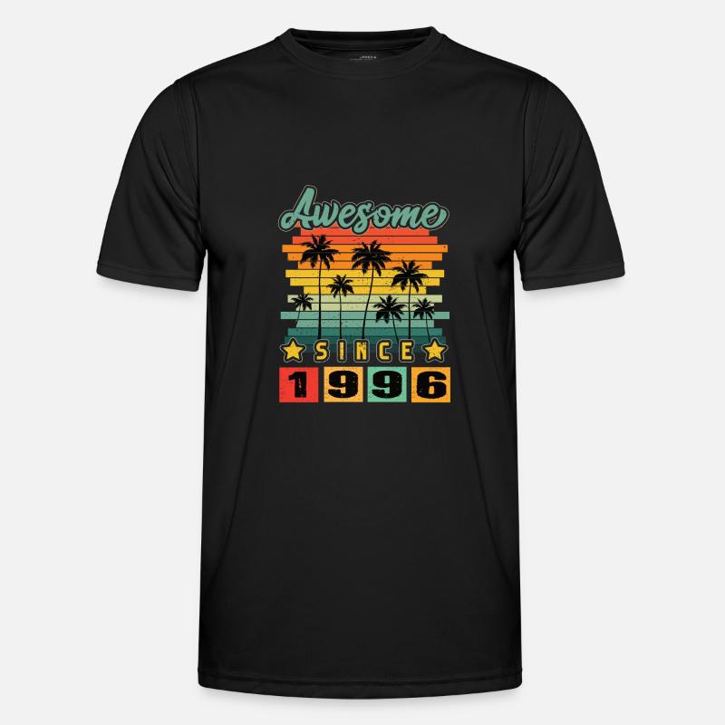 Awesome Since 1996 - Men's Functional T-Shirt - black