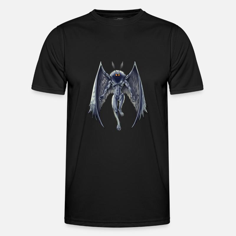 Cryptid Creature Mothman - Men's Functional T-Shirt - black