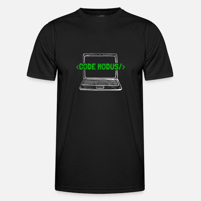 Programmierer Coder Software Entwickler - Männer Funktions-T-Shirt - Schwarz