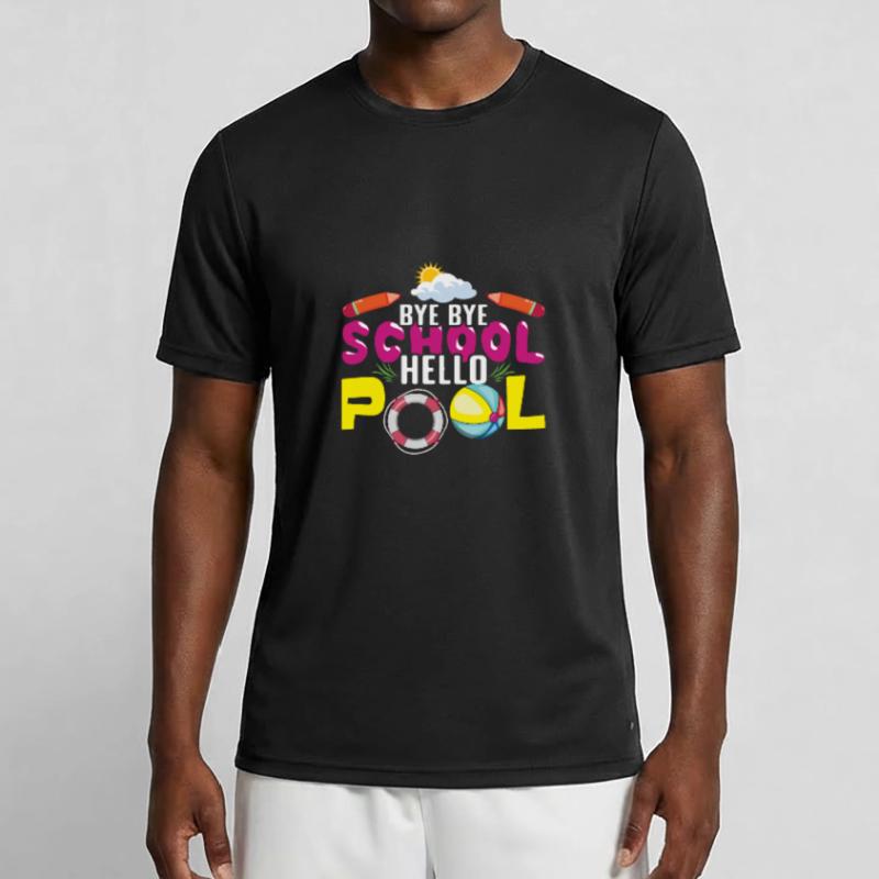 Pool Day Goodbye School Happy Last Class Men's Functional T-Shirt