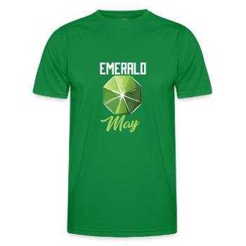 Pierres précieuses - T-shirt sport Homme - vert - Devant - AI Model Male 178 dark (178cm)