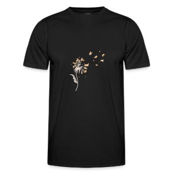 Welsh Corgi Dog Dog Dog Gift - Men's Functional T-Shirt - black - Front - AI Model Male 178 dark (178cm)