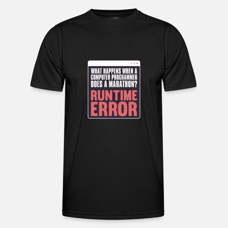 Programmer Coder Software Developer - Men's Functional T-Shirt - black