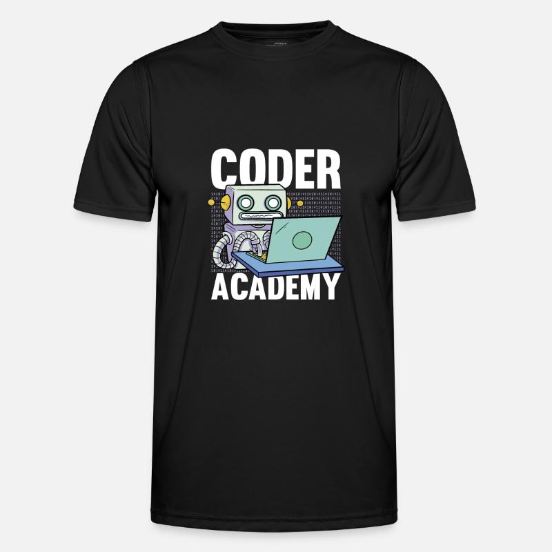 Programmer Coder Software Developer - Men's Functional T-Shirt - black