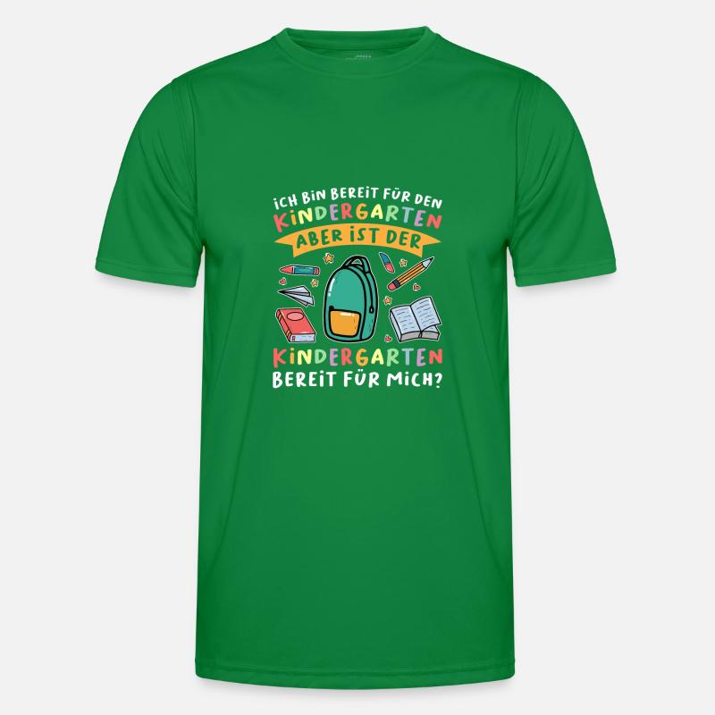 Kindergarten Anfang Kindergartenanfänger Geschenk Männer Funktions-T-Shirt