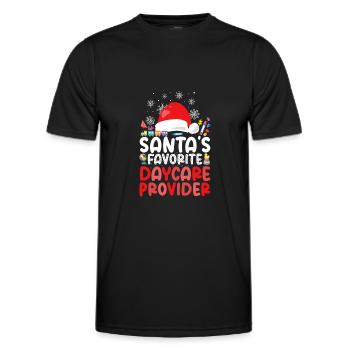 Childcare Daycare Provider Teacher - Men's Functional T-Shirt - black - Front - AI Model Male 178 dark (178cm)