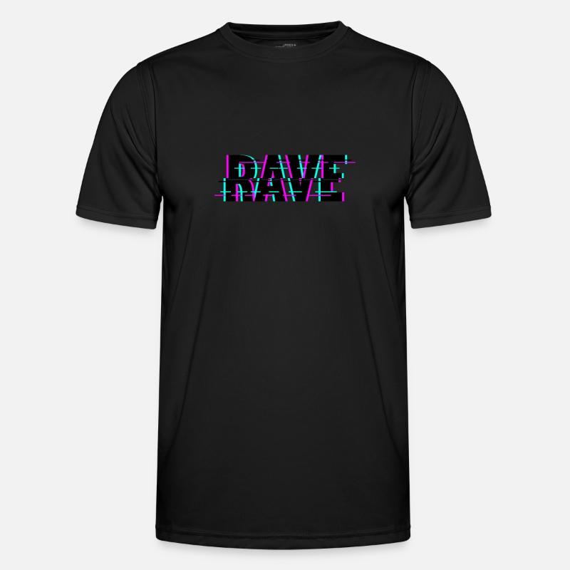 Techno Musik Rave Männer Funktions-T-Shirt