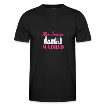 Madrid - T-shirt sport Homme - noir - Devant - AI Model Male 178 dark (178cm)