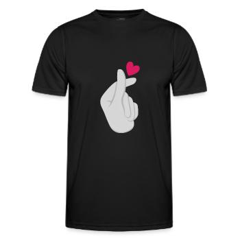 K-Pop K-Drama Musique pop coréenne - T-shirt sport Homme - noir - Devant - AI Model Male 178 dark (178cm)