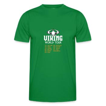 Viking Viking Vikings Odin Walhalla Gift - Men's Functional T-Shirt - kelly green - Front - AI Model Male 178 dark (178cm)