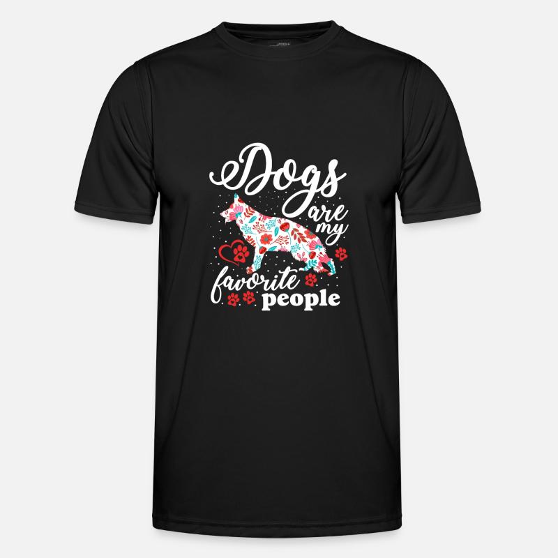 Deutsche Schäferhunde Sind Lieblingsmenschen - Männer Funktions-T-Shirt - Schwarz