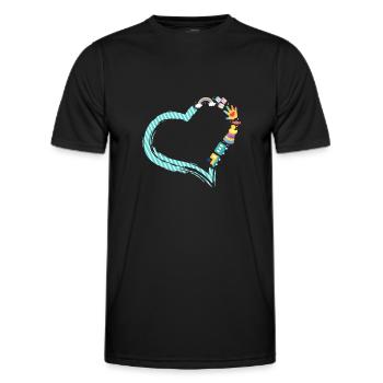 Childcare Daycare Provider Teacher - Men's Functional T-Shirt - black - Front - AI Model Male 178 dark (178cm)
