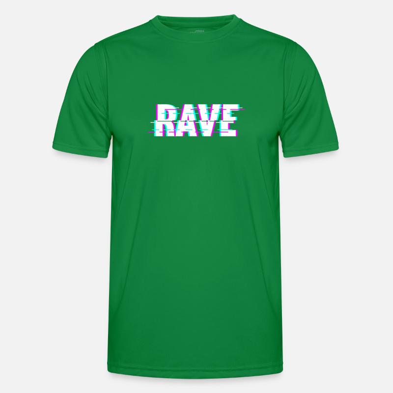 Techno Music Rave Men's Functional T-Shirt