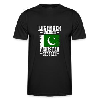 Pakistan Pakistaner Pakistanisches - Männer Funktions-T-Shirt - Schwarz - Vorne - AI Model Male 178 dark (178cm)