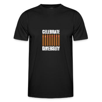 Zigarre Rauchen Raucher Tabak Zigarren Geschenk - Männer Funktions-T-Shirt - Schwarz - Vorne - AI Model Male 178 dark (178cm)