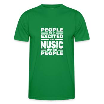 French Horn Hornist - Männer Funktions-T-Shirt - Kelly Green - Vorne - AI Model Male 178 dark (178cm)