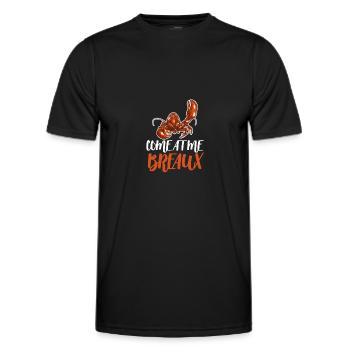 Languste - Männer Funktions-T-Shirt - Schwarz - Vorne - AI Model Male 178 dark (178cm)
