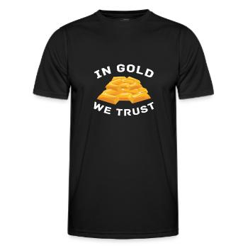 Gold Mining Gold Mine - Men's Functional T-Shirt - black - Front - AI Model Male 178 dark (178cm)