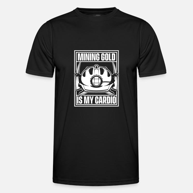 Gold Mining Gold Mine - Men's Functional T-Shirt - black
