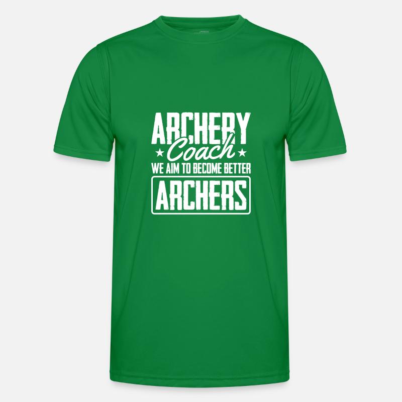 Bogenschütze Bogensport Pfeil Bogen Bogenschießen Männer Funktions-T-Shirt