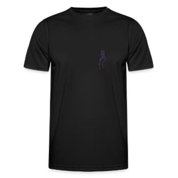 K-Pop - T-shirt sport Homme - noir - Devant - AI Model Male 178 dark (178cm)