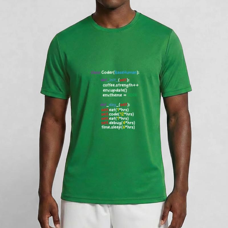 Developer Graphic Coder Programmer Computer Geek P Männer Funktions-T-Shirt