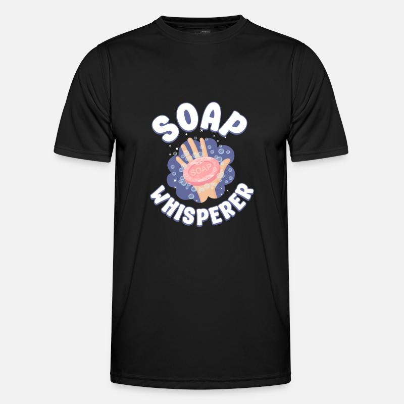 Soap Making Crafting Soap - Men's Functional T-Shirt - black