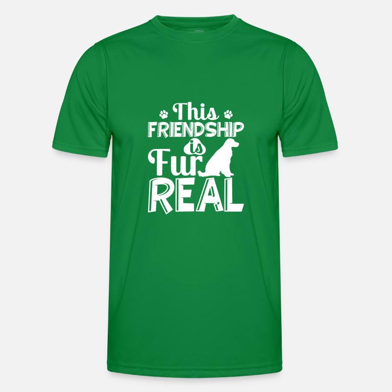 Cocker Spaniel Freundschaft Ist Fell Echter Spaß Männer Funktions-T-Shirt