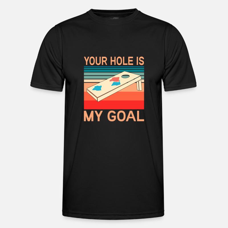 Cornhole Player Player Bean Bag Sackloch T-shirt sport Homme