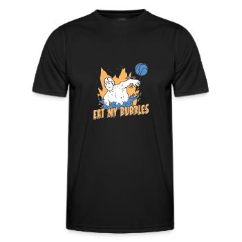 Wasserball - Männer Funktions-T-Shirt - Schwarz - Vorne - AI Model Male 178 dark (178cm)