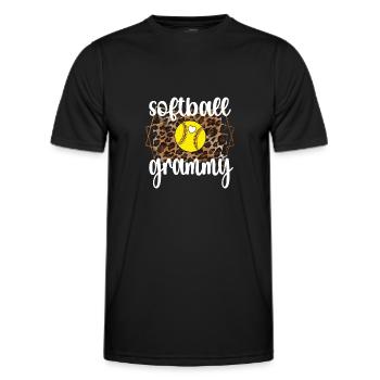 Grammy Grandma Par Joueur de Softball Grammy - T-shirt sport Homme - noir - Devant - AI Model Male 178 dark (178cm)