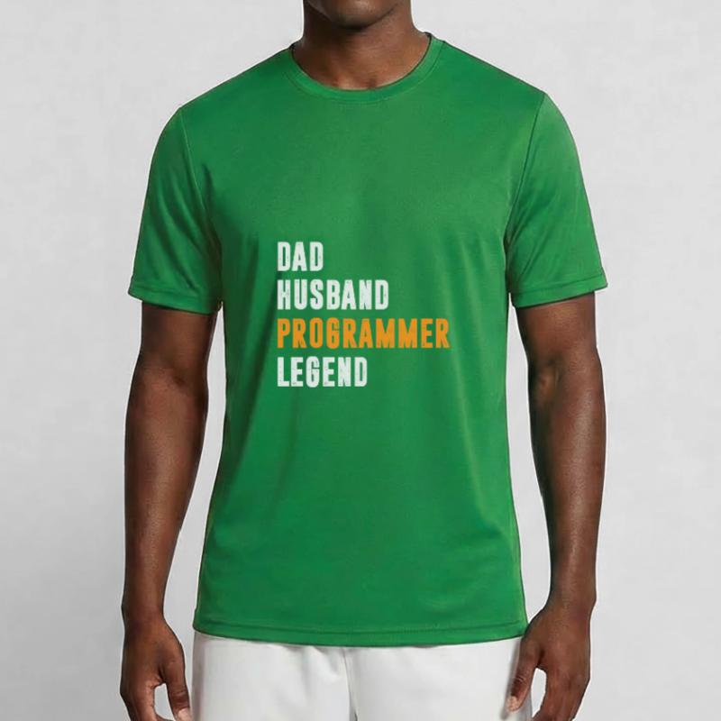 Papa Mari Programmeur Legend Coder Coding T-shirt sport Homme
