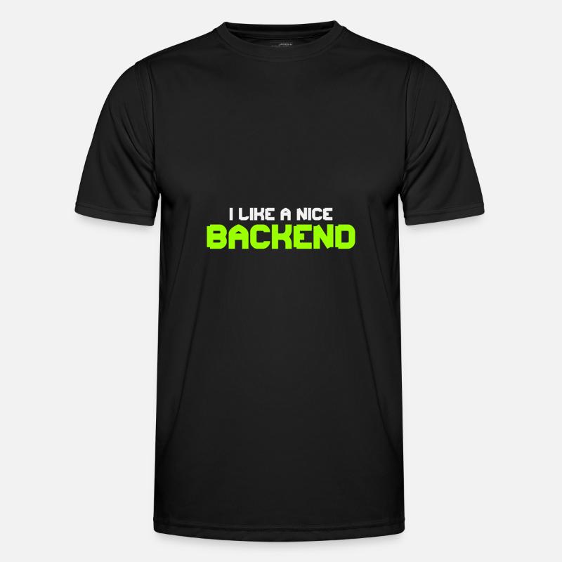 I like a Nice Backend Software Programmer Nerd Männer Funktions-T-Shirt
