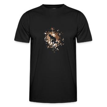 Athlétisme Starter Runner Color Splash - T-shirt sport Homme - noir - Devant - AI Model Male 178 dark (178cm)