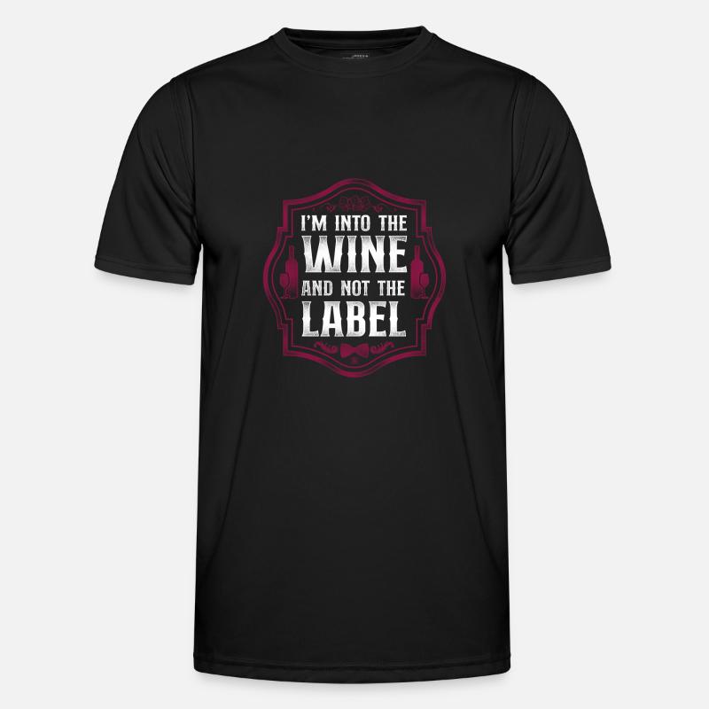 Sommelier Wine Drinking Tasting Männer Funktions-T-Shirt