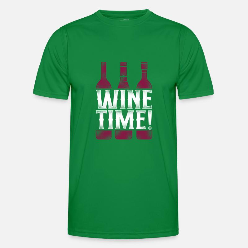 Sommelier Wine Drinking Tasting Männer Funktions-T-Shirt