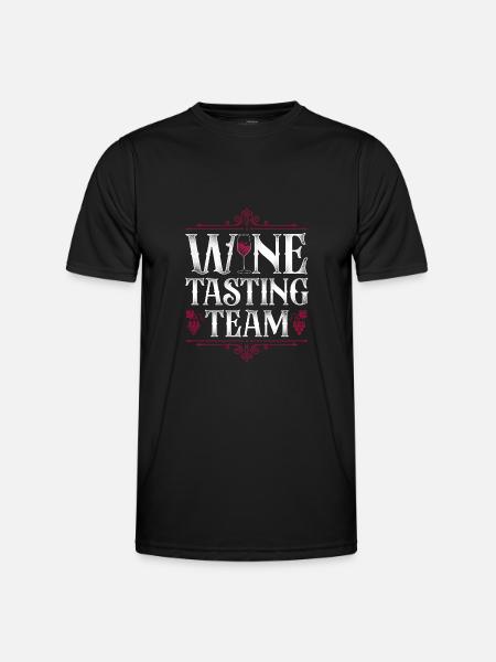 Sommelier Wine Drinking Tasting - Men's Functional T-Shirt - black