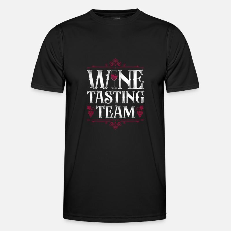 Sommelier Wine Drinking Tasting - Men's Functional T-Shirt - black