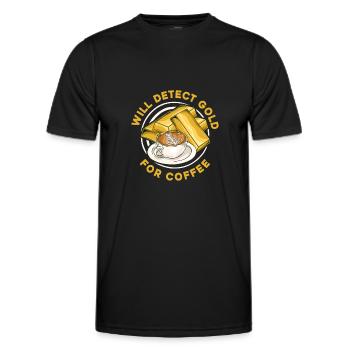 Gold Mining Gold Mine - Men's Functional T-Shirt - black - Front - AI Model Male 178 dark (178cm)