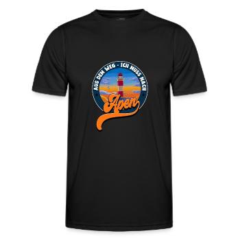 Apen - Männer Funktions-T-Shirt - Schwarz - Vorne - AI Model Male 178 dark (178cm)